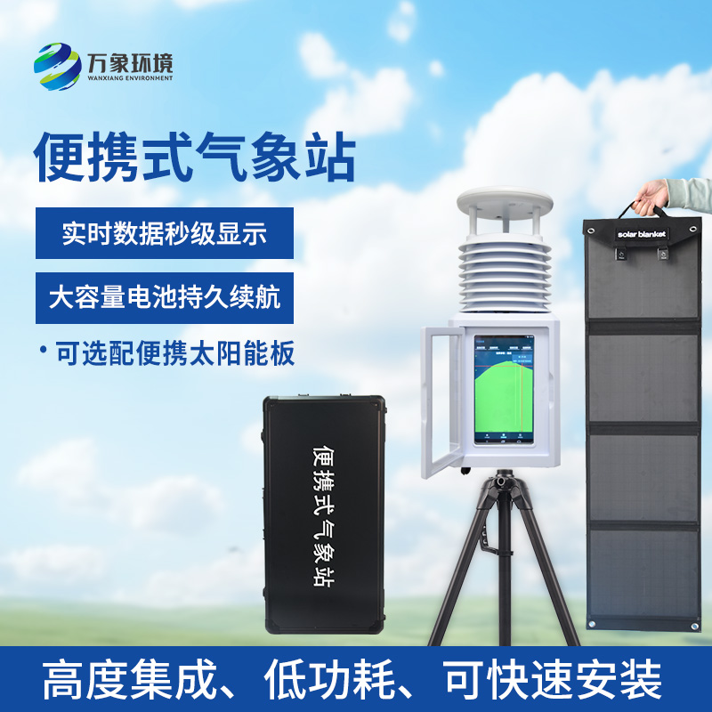 一體化便攜五參數氣象監測站：基層防災工程可用到它！